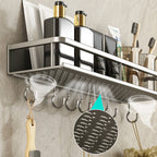 Minimalism Matte Metal Bathroom Accessory Set Modern Bathroom Rack