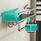 Minimalism Matte Metal Bathroom Accessory Set Modern Bathroom Rack