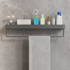 Minimalist Matt Metal Bathroom Accessory Set Modern Bathroom Shelf