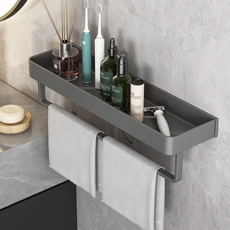 Minimalist Matte Metal Bathroom Accessory Set Modern Bathroom Shelf
