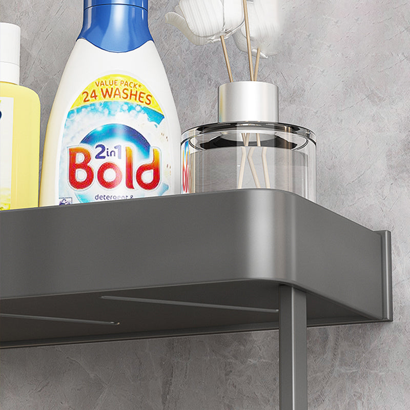 Minimalist Matte Metal Bathroom Accessory Set Modern Bathroom Shelf