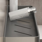Minimalist Matte Metal Bathroom Accessory Set Modern Bathroom Shelf