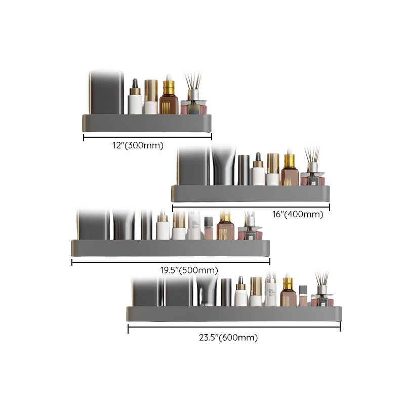 Minimalist Matte Metal Bathroom Accessory Set Modern Bathroom Shelf
