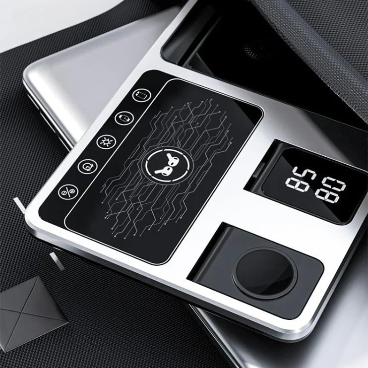 EasyCharge - 4-in-1 Wireless Charging Station for iPhone, Apple Watch and AirPods - Fast and Efficient Charger