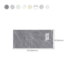 Marbling waterproof PVC tin backing for peeling and attaching interior panels