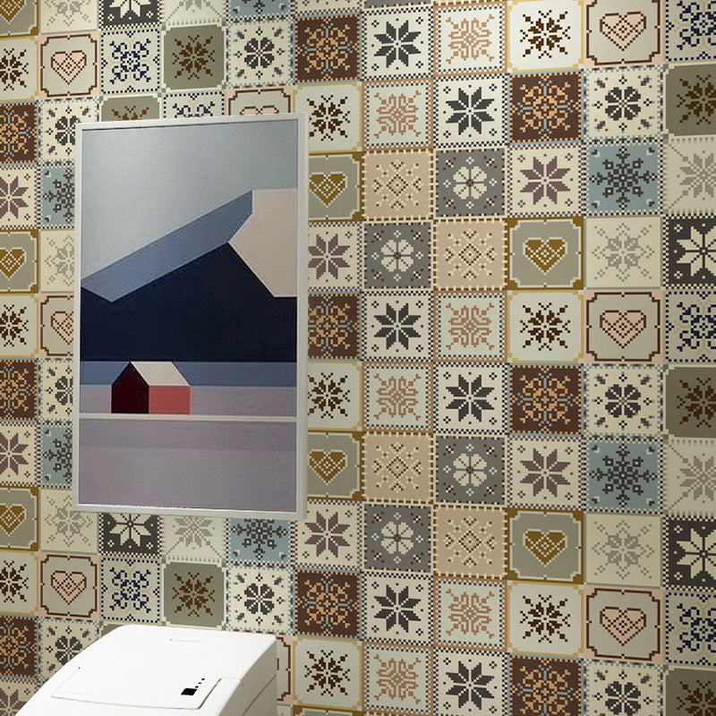 Modern Peel-and-Stick Wall Tile Mosaic Peel-and-Stick Tile