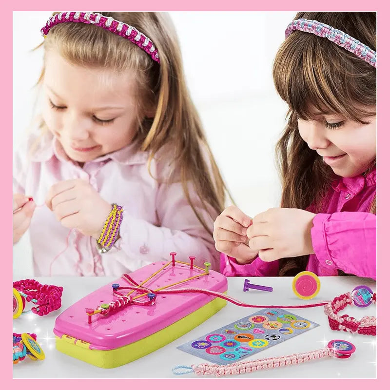 Hand rope braided set – Creative bracelet craft set for children