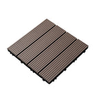 Classic wooden tiles for garden patio flooring to lay
