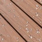 Classic wooden tiles for garden patio flooring to lay
