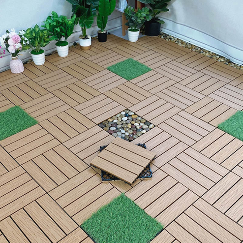 Classic Cover Tile Laying Pattern Wood Outdoor Floor Tile