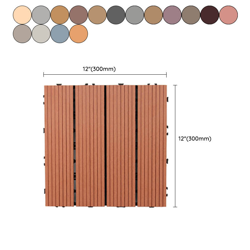 Classic Cover Tile Laying Pattern Wood Outdoor Floor Tile