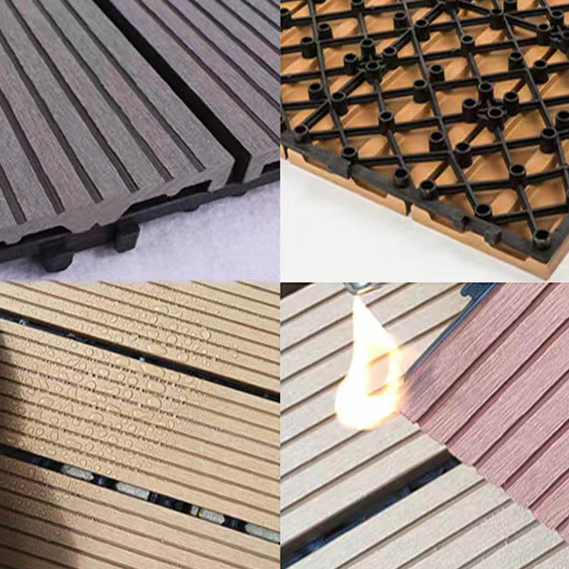 Classic Wooden Outdoor Flooring Composite Paving Tiles