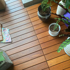Basic Wood Tiles Composite Pavers Tiles for Outdoor Patio