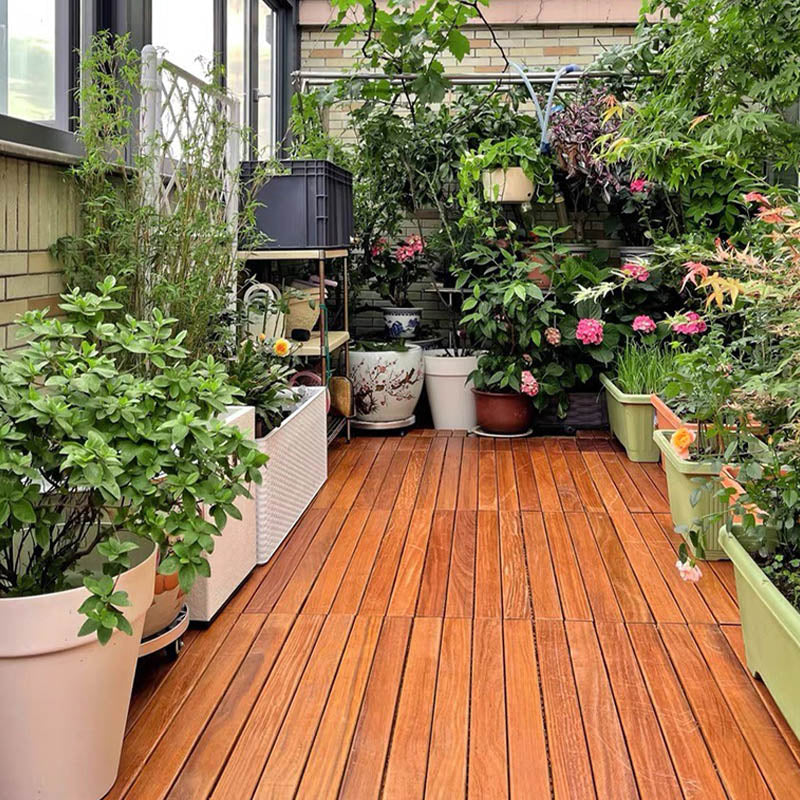 Basic Wood Tiles Composite Pavers Tiles for Outdoor Patio