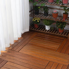 Basic Wood Outdoor Floor Tiles Click Patio Floor Tiles