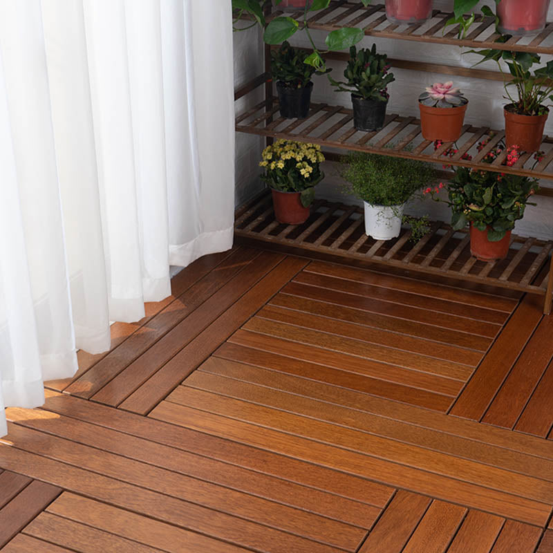 Basic Wood Outdoor Floor Tiles Click Patio Floor Tiles