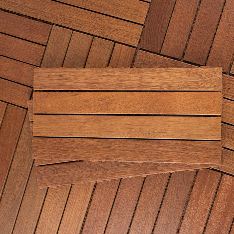 Basic Wood Outdoor Floor Tiles Click Patio Floor Tiles