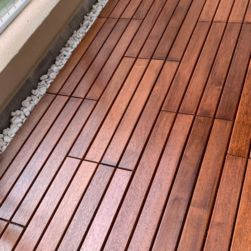 Basic Wood Outdoor Floor Tiles Click Patio Floor Tiles
