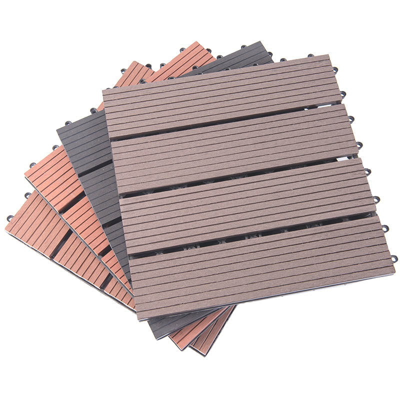 Classic square terrace tiles solid color composite tiles for outdoor use