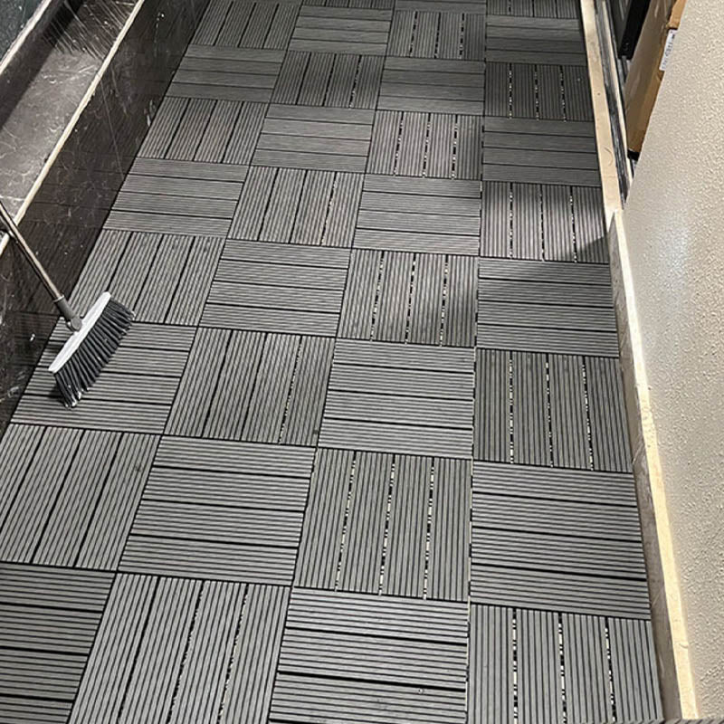 Classic square terrace tiles solid color composite tiles for outdoor use