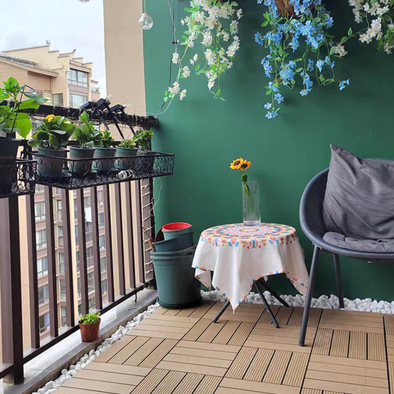 Classic square terrace tiles solid color composite tiles for outdoor use