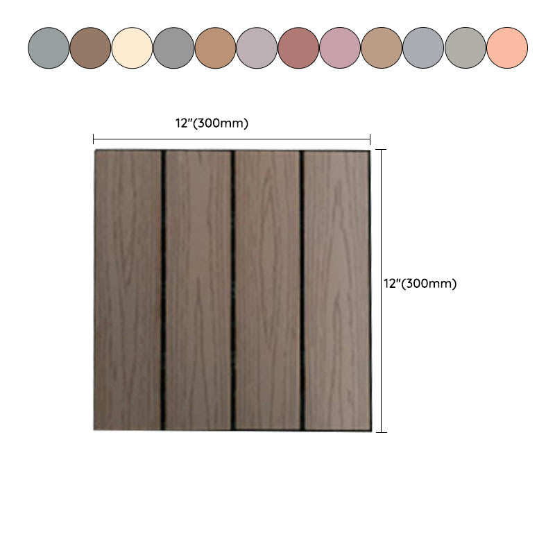 Classic square terrace tiles solid color composite tiles for outdoor use