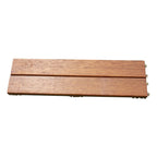 Basic Wood Tile Set Composite Layable Patio Tiles
