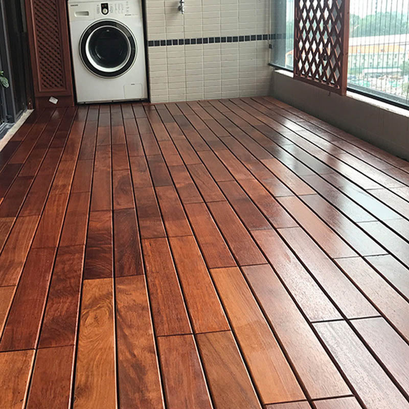 Basic Wood Tile Set Composite Layable Patio Tiles