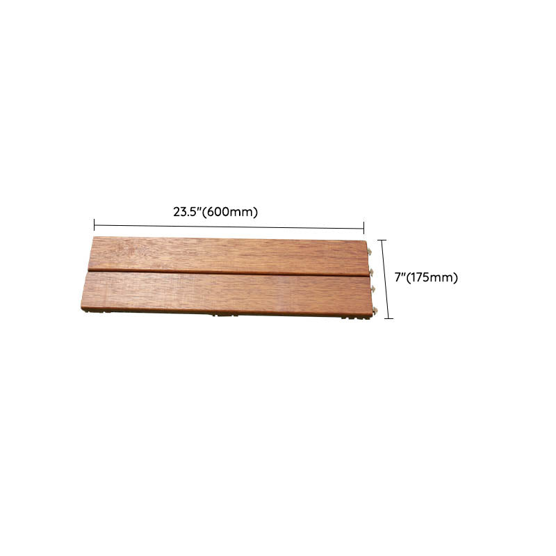 Basic Wood Tile Set Composite Layable Patio Tiles