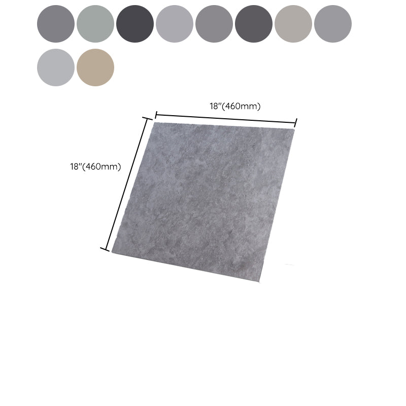 Classic Style Square PVC Flooring Self-Adhesive Stone Look Smooth PVC Flooring