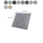 Classic Style Square PVC Flooring Self-Adhesive Stone Look Smooth PVC Flooring