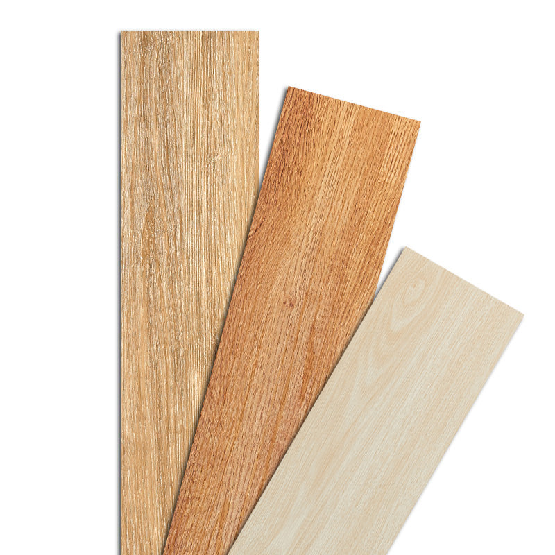 Rectangular waterproof PVC floor coverings for peeling and sticking fire-resistant PVC floor coverings
