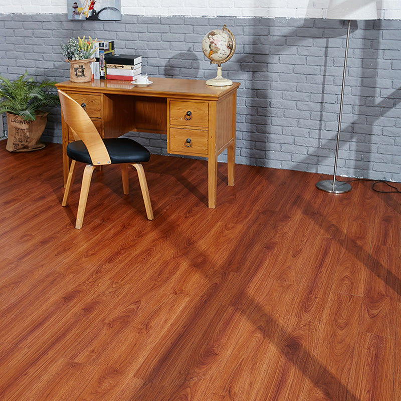 Rectangular waterproof PVC floor coverings for peeling and sticking fire-resistant PVC floor coverings