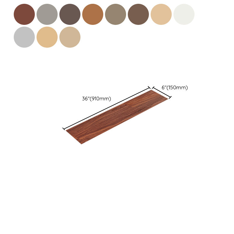 Waterproof PVC Flooring Rectangle Peel and Stick Fire Retardant PVC Flooring