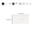 Peel and Stick Tiles Rectangular Peel and Stick Backplate 10 Pack