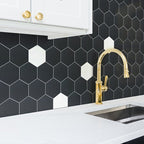 Peel and Stick Tiles Hexagonal Peel and Stick Back Wall 20 Pack