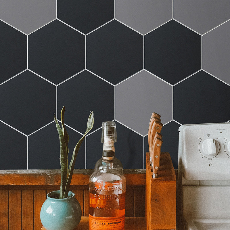Peel and Stick Tiles Hexagonal Peel and Stick Back Wall 20 Pack