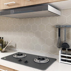 Hexagonal Peel-and-Stick Tiles Mosaic Tile Peel-and-Stick Backsplash