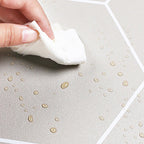 Hexagonal Peel-and-Stick Tiles Mosaic Tile Peel-and-Stick Backsplash