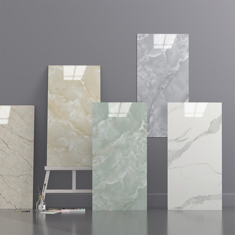 Modern Peel and Stick Tiles Rectangular Peel and Stick Back Wall Pack of 10