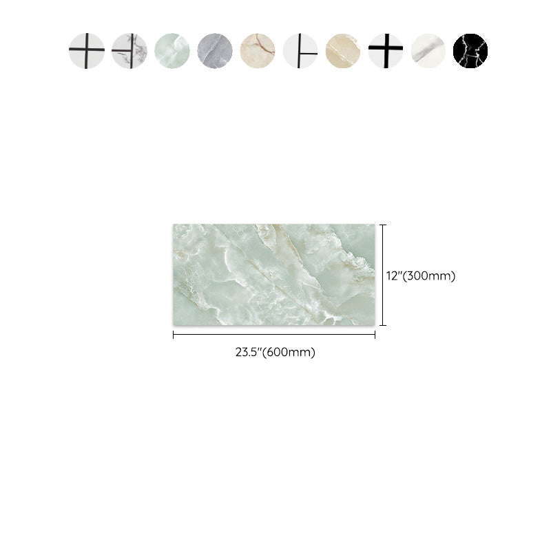 Modern Peel and Stick Tiles Rectangular Peel and Stick Back Wall Pack of 10