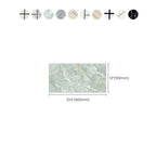 Modern Peel and Stick Tiles Rectangular Peel and Stick Back Wall Pack of 10