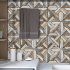 Modern Peel and Stick Tile Mosaic Tile Peel and Stick Splash Protection