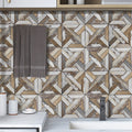 Modern Peel and Stick Tile Mosaic Tile Peel and Stick Splash Protection