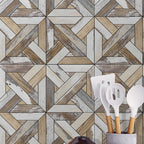 Modern Peel and Stick Tile Mosaic Tile Peel and Stick Splash Protection