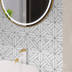 Modern Peel and Stick Tiles Mosaic Tile Peel and Stick Splash Guard