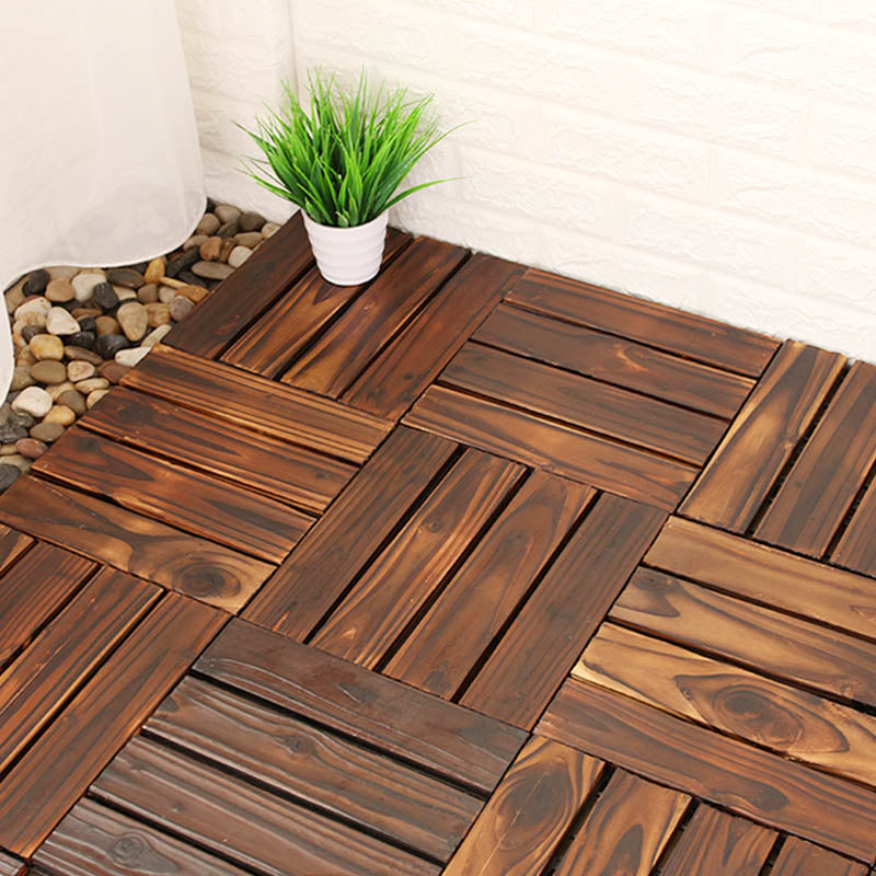 Connection Patio Floor Tiles Made of Solid Wood Patio Floor Tiles