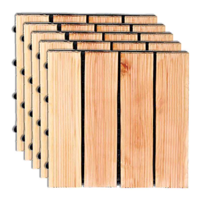 Connection Patio Floor Tiles Made of Solid Wood Patio Floor Tiles