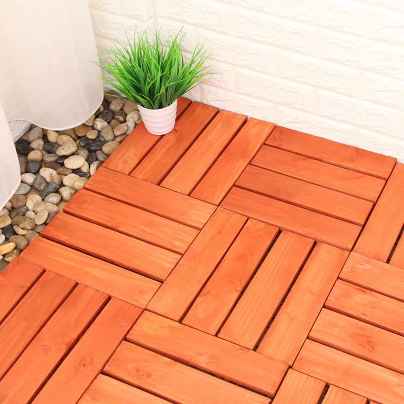 Connection Patio Floor Tiles Made of Solid Wood Patio Floor Tiles