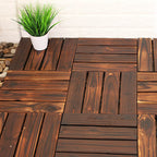 Connection Patio Floor Tiles Made of Solid Wood Patio Floor Tiles